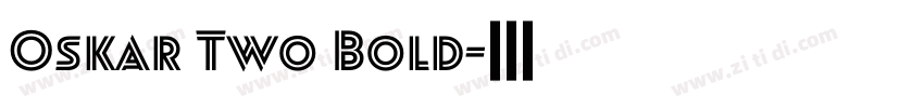 Oskar Two Bold字体转换 Oskar Two Bold字体转换
